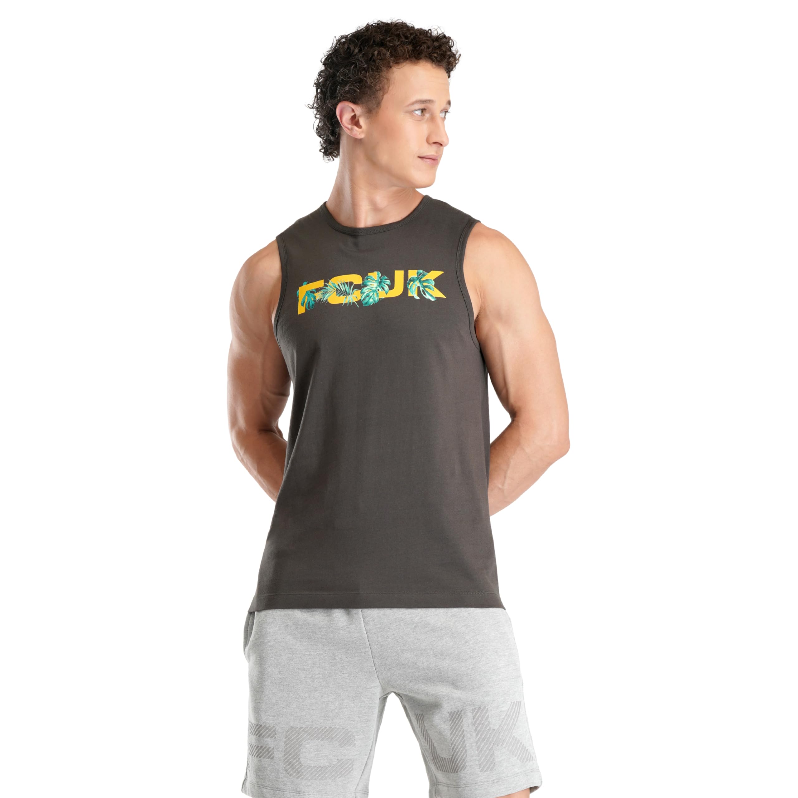 french connection Men's Solid Regular Fit Fashion Vest-picture-54