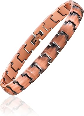 MagEnergy Copper Bracelets for Women, 100% Solid Copper Bracelets, Pure, Raw Handmade Copper Jewelry Gifts