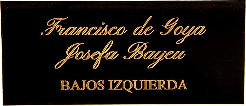 Placas Buzón Black brass and gold engraving. Self-adhesive tape. Thickness 0.5 mm and maximum size 100 x 40 mm.