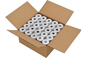 2-1/4" X 50' Thermal Paper Rolls For Credit Card