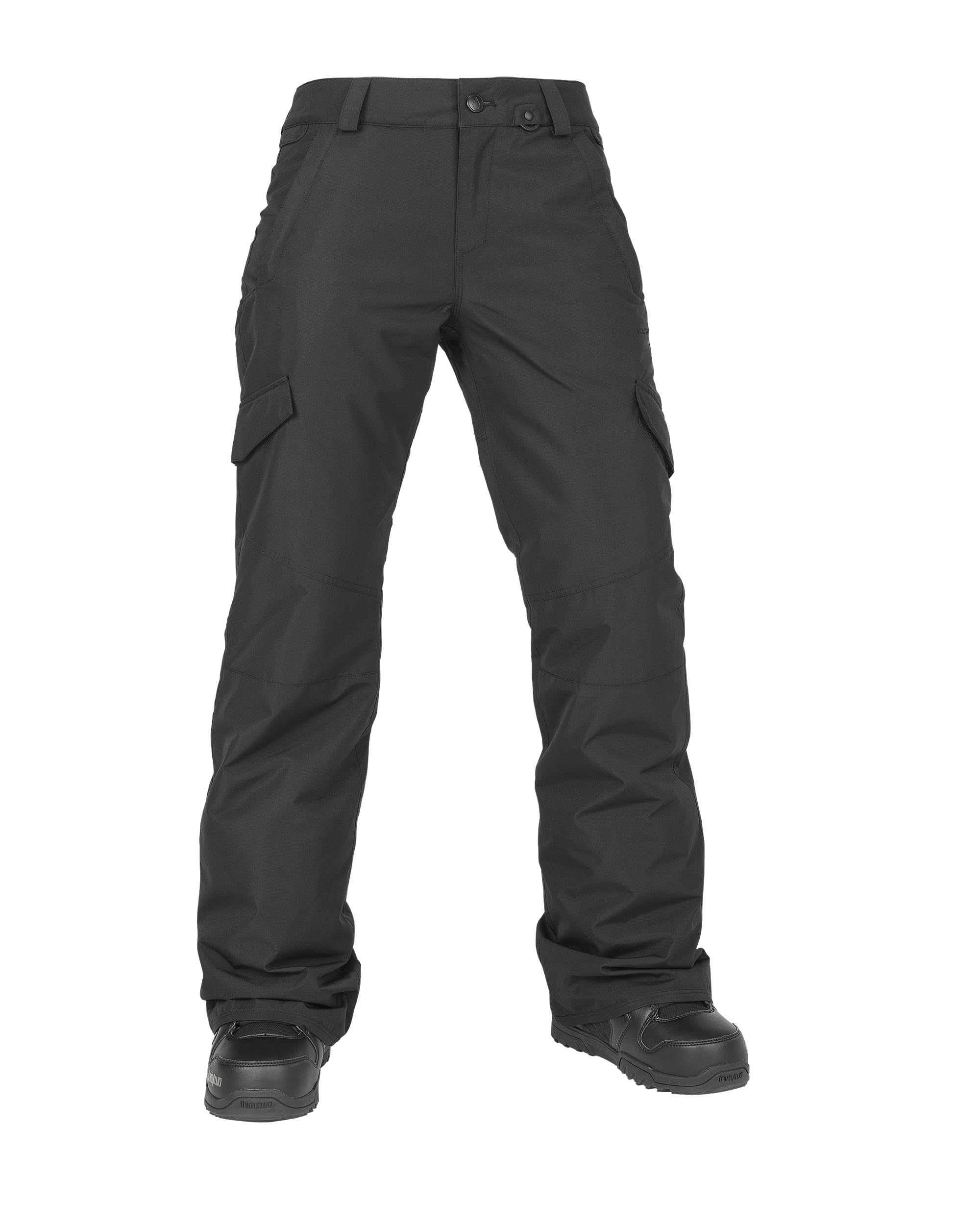 Volcom Women's Bridger Slim Fit Insulated Snowboard Pant Black