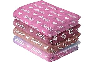 Personalized Baby Blankets for Boys - Custom Blanket with Name