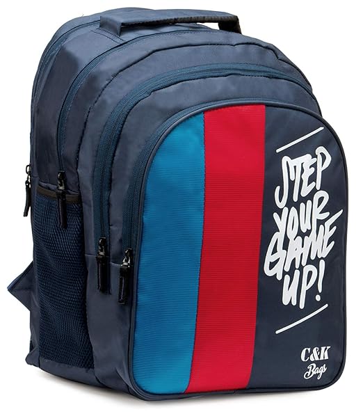 Chris & Kate Big 42 litres Comfortable Blue-Red Casual Laptop Bag || College Bag || Backpack ||School Bag(CKB_181SE)