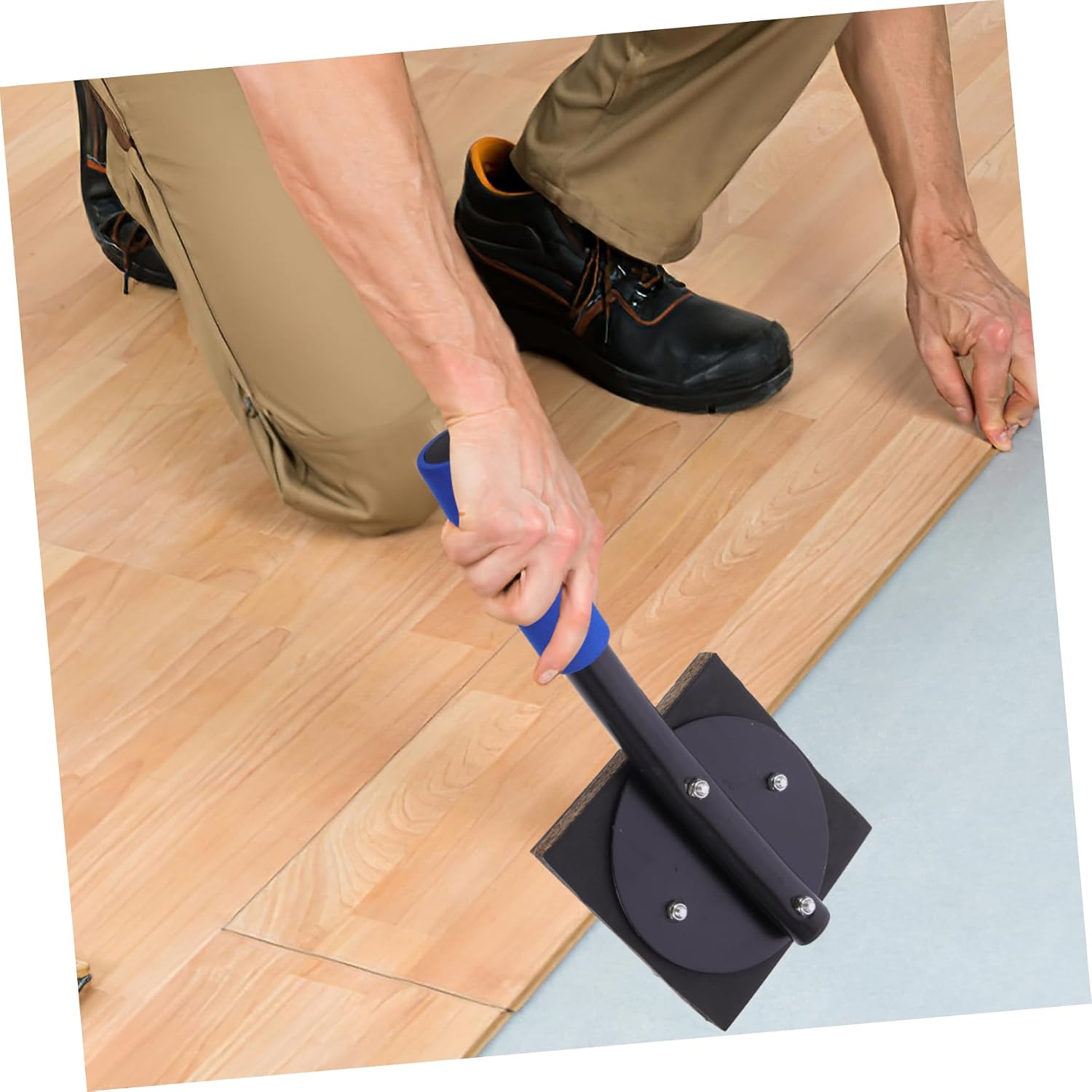 Angoily Flooring Tapping Block Tool for Installation Heavy-duty Mallet Ergonomic Design for Tile Laminate and Hardwood Flooring Projects