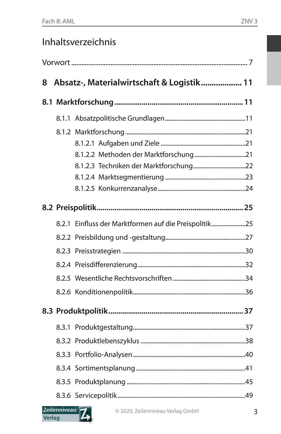 Zur Prüfung vorbereiten in Absatz-, Materialwirtschaft & Logistik (AML): Handlungsspezifische Qualifikationen für Technische Fachwirte