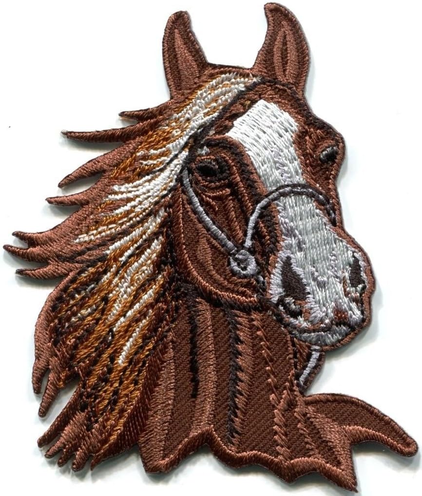Horse Colt Bronco Filly Mustang Pony Stallion Steed Applique Iron-on Patch S-391