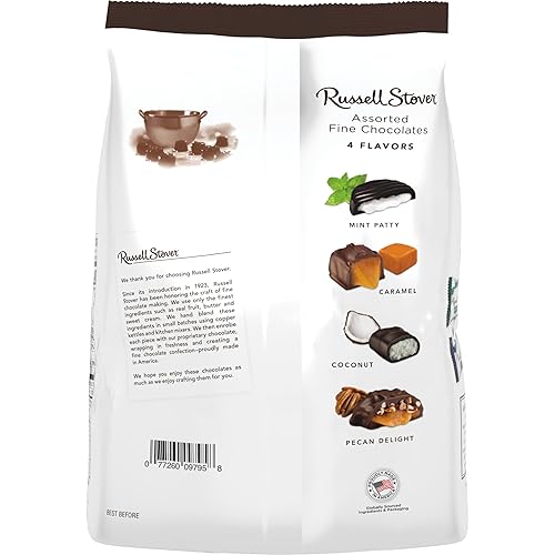 Miniatura 8 de Russell Stover Chocolates surtidos, bolsa de 18.4 onzas