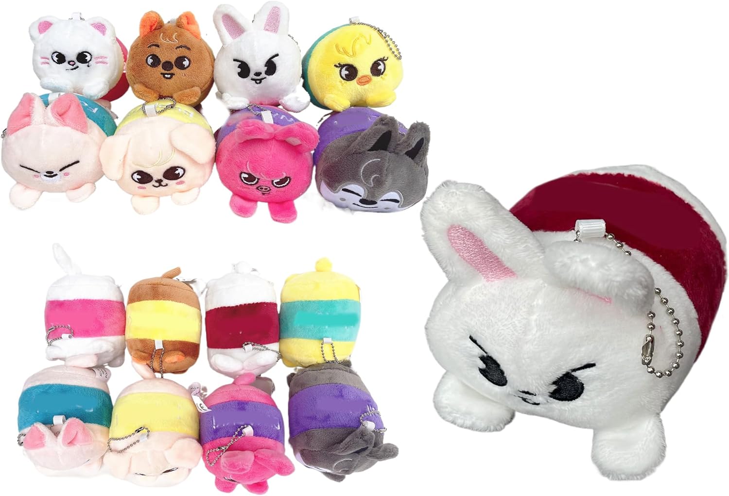 アイチュウ ぬいぐるみキーホルダー セット Amazon.co.jp: [ムービック] アイチュウ ぬいぐるみキーホルダー