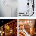 100pcs Adhesive Cable Clips, Cable Management Clips Wire Holder Clip Cable Wall Clips Cable Organizer for Car Office and Home (White）