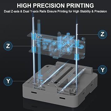 Tina2 3D Printer, WEEFUN Auto Leveling DIY 3D Printers for Beginners