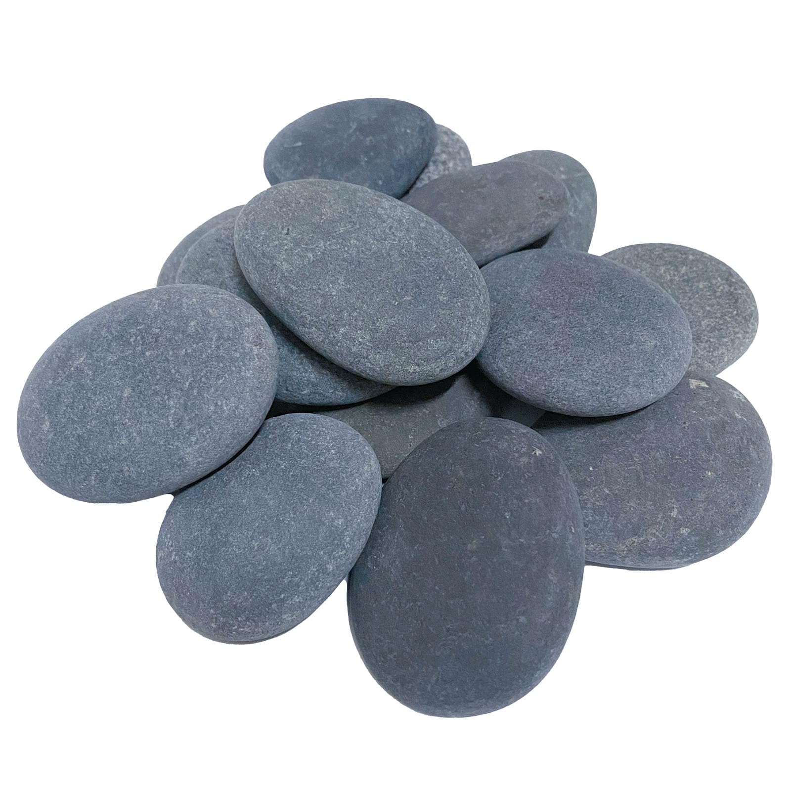 20Pcs Flat Stones for Painting,River Rocks Smooth Pebbles 1.18-2 inches — image 1