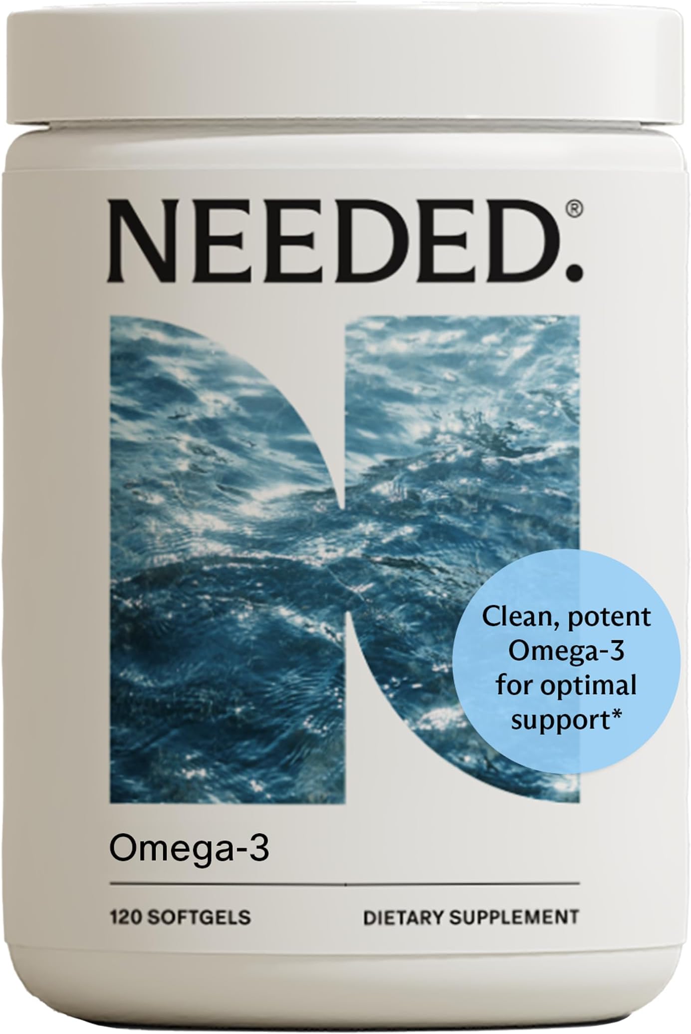 Prenatal Omega-3 Pro - High Potency Dose of Sustainably Sourced Fish Oil, 1000mg DHA, 1000mg EPA, Encased in a Gelatin-Free, Plant-Based Softgel Shell 120ct