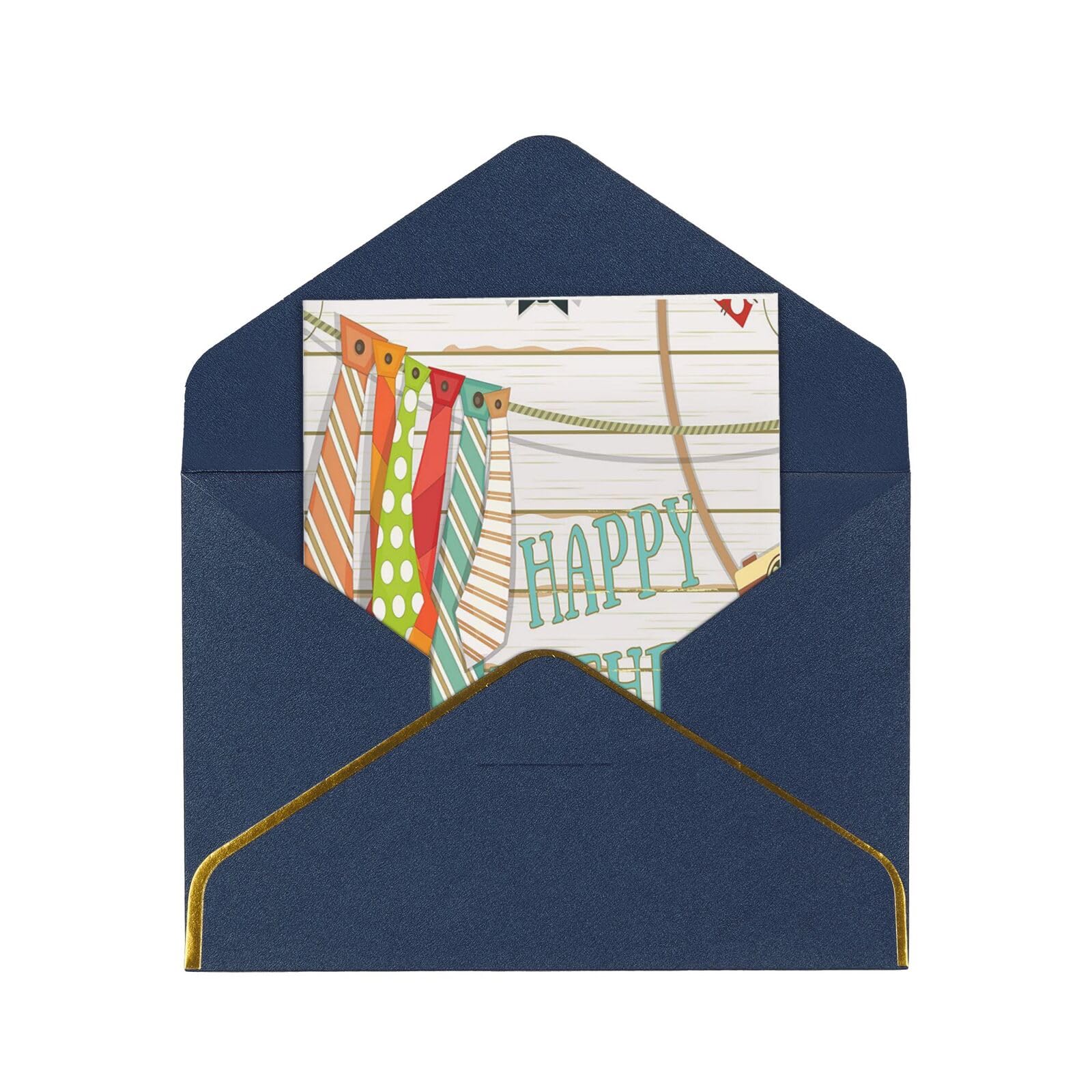 Biglietto di auguri vuoto per la festa del papà. Con busta. Biglietti di Natale, biglietti di Halloween, biglietti di compleanno, lettere di ringraziamento, biglietti di incentivazione