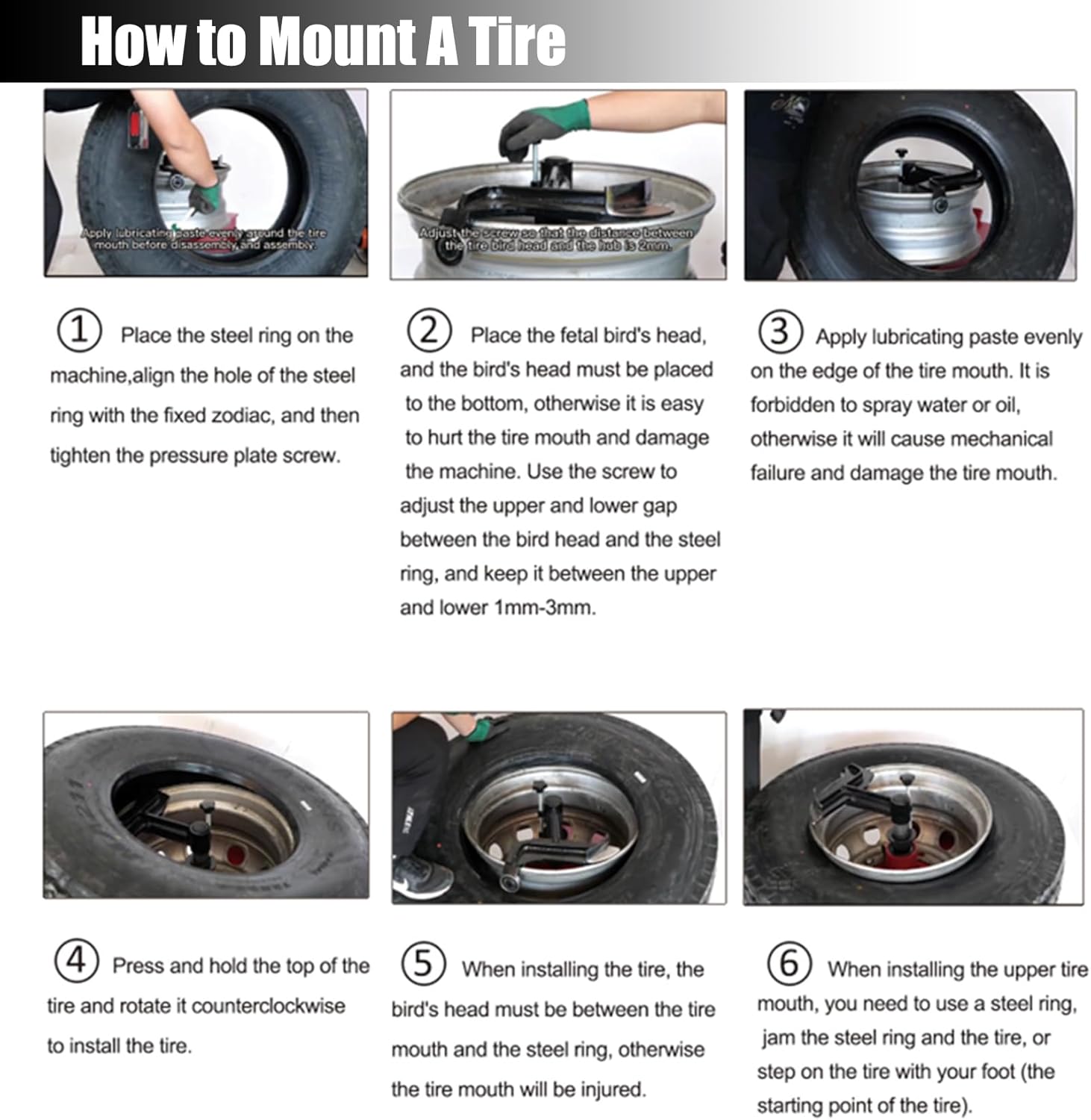 Portable Electric Tire Changer for 17.9-19.5" 16.5" 22.5" Truck Tire Changing Machine Tire Changer Tools 110V