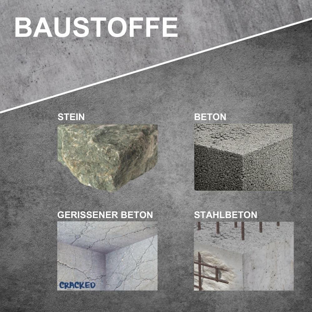 BATIFIX Schwerlastanker M12 x 180, 50 Stück, verzinkt mit ETA Option 1 | Industriequalität Schwerlastdübel Keilanker Bolzenanker Ankerbolzen Blitzdübel Ankerschraube