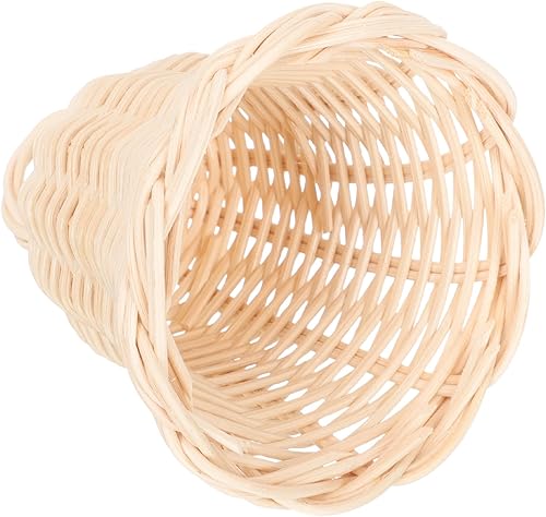 Miniatura 5 de Campana de mimbre de Navidad, campanas de ratán de Navidad, adornos colgantes de cascabel, campanas de árbol de Navidad, colgante para manualidades,