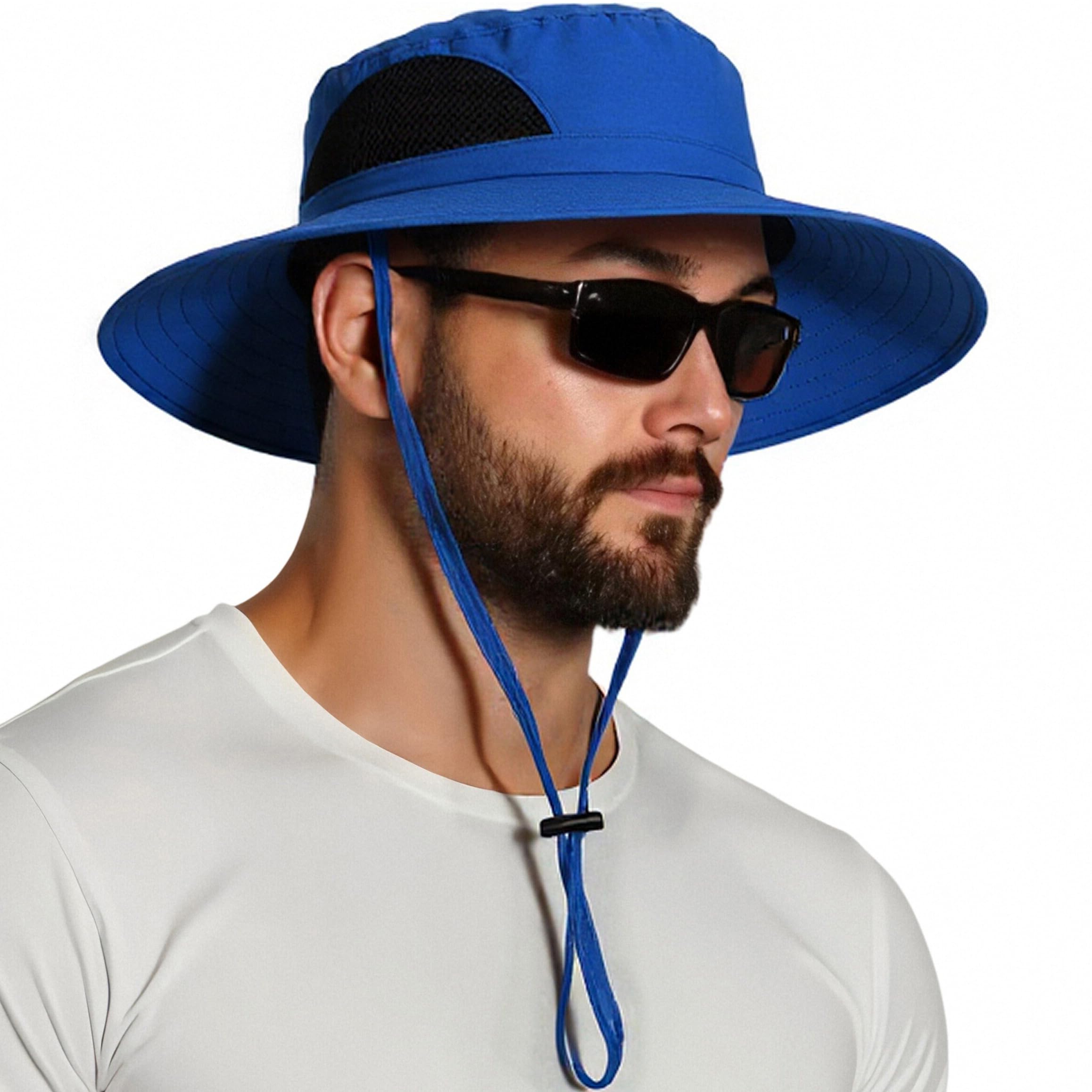 EINSKEY Wide Brim Sun Hat, UPF 50+ UV Protection Waterproof Packable Bucket Hat for Men & Women, Fishing Hiking Beach Garden