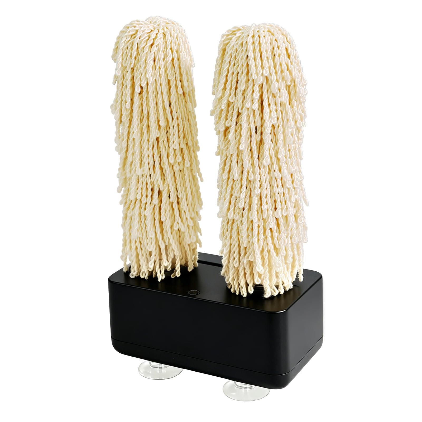 Abrillantador Copas Eléctrico sin Pelusas Pulidora Copas Vino Secado Rápido Máquina Pulidora Vasos para Invitados, Bar Doméstico, Cocina , Negro , Estándar
