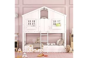 Harper & Bright Designs House Bunk Bed Twin Over Twin: A Kid's Dream Come True