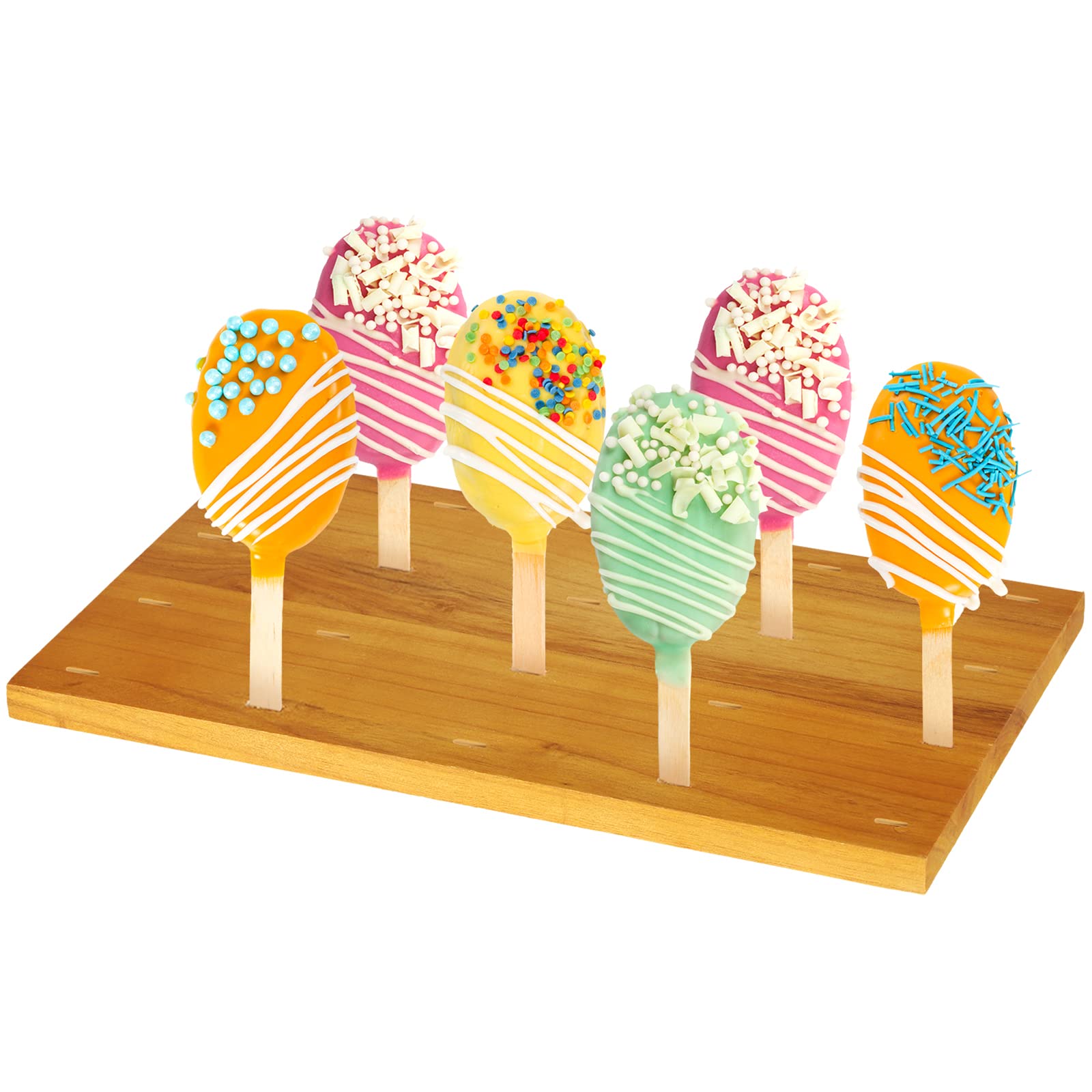 Buy Rustic Cake Stand Brown Wooden Lollipop Holder Cakesicle Stand