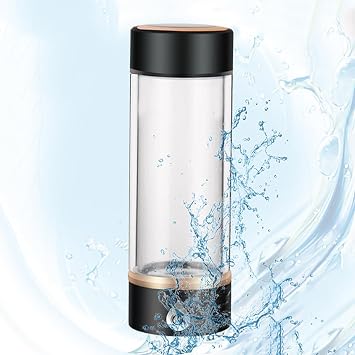 Hydrogen Water Bottle Generator, Hydrogen Water Ionizer 420ml, Compatible with Mineral Water Bottle, 3 Minutes Improve Water Quality, 1200-1500PPB Concentration, Promote Metabolism, Gift