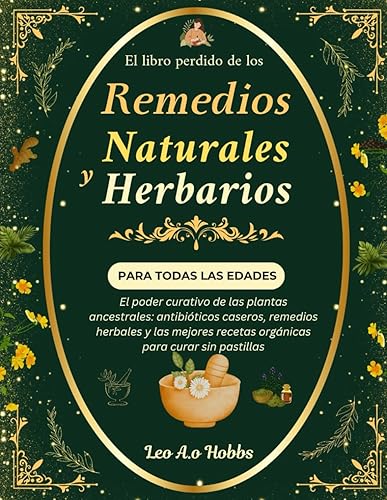 EL LIBRO PERDIDO DE REMEDIOS NATURALES Y HERBARIOS PARA TODAS LAS EDADES: El poder curativo de una planta ancestral: antibióticos caseros, remedios ... para curar sin pastillas (Spanish Edition)