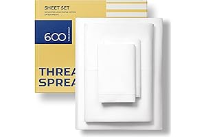 THREAD SPREAD Luxury Egyptian Cotton Sheets - California King