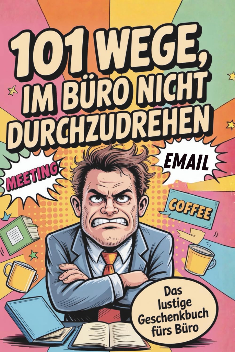 101 Wege, im Büro nicht durchzudrehen: Ein humorvoller Überlebensguide für den ganz normalen Wahnsinn zwischen Drucker und Deadline I Das perfekte Geschenkbuch