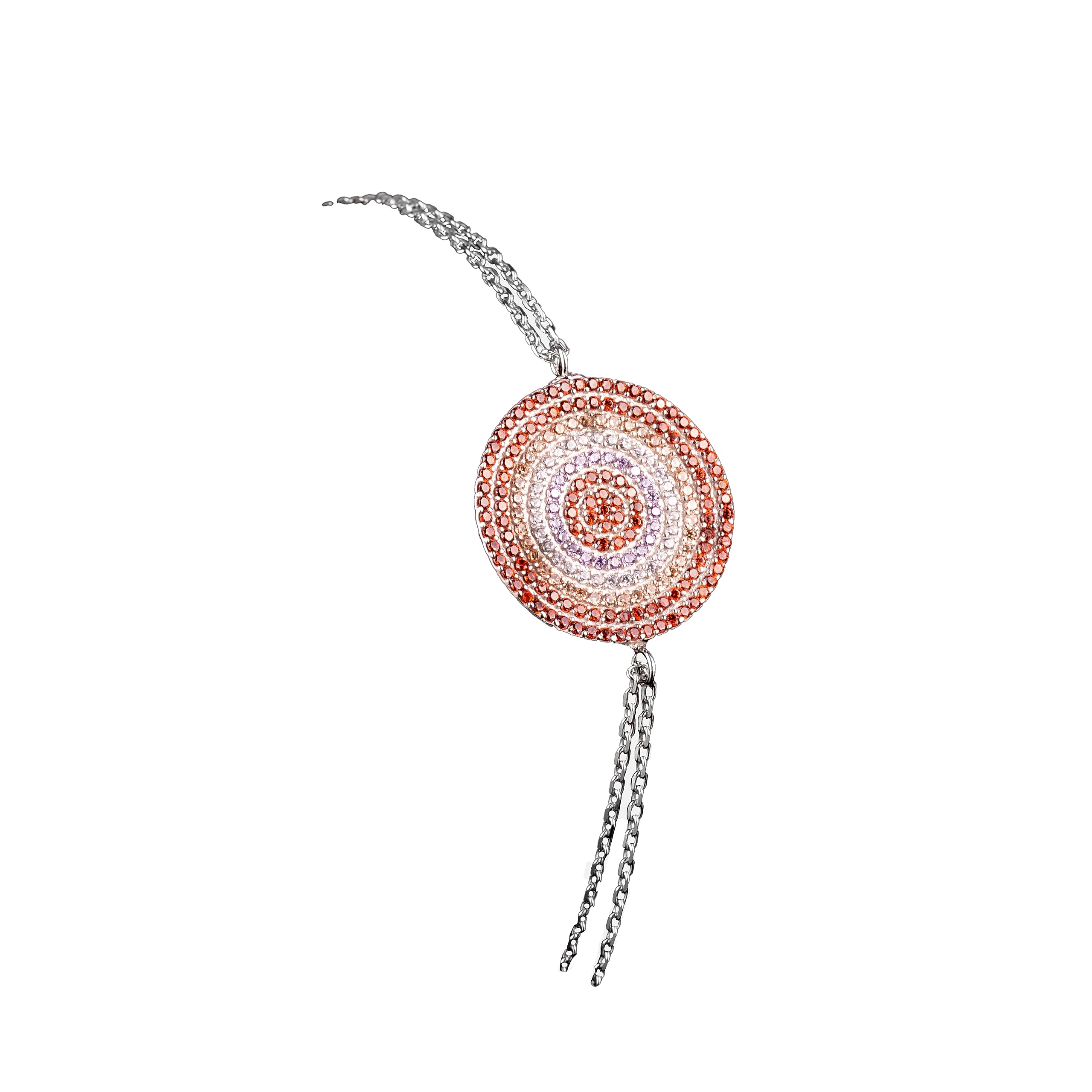 KAMBO Bracciale minimalista da donna, in argento Sterling 925 K, con zirconi – Gioielli eleganti e scintillanti come diamanti, pietre e zirconi