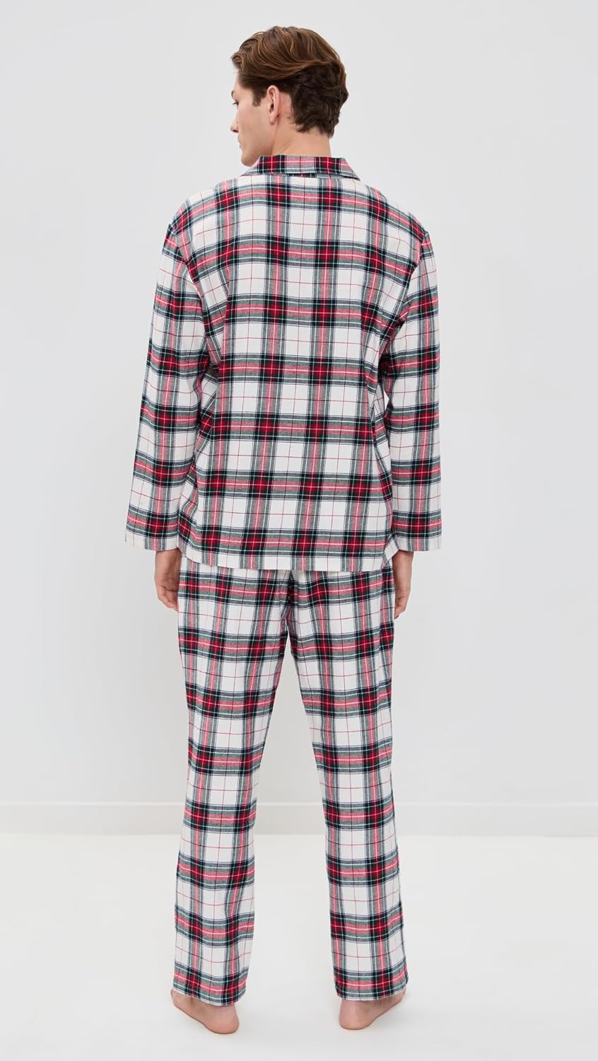 Eberjey Men's Flannel Mens Long Pj Set - Image 3
