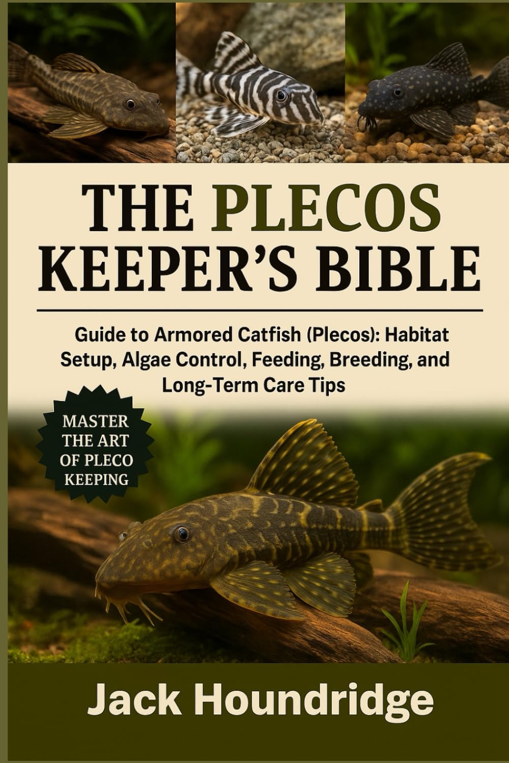 THE PLECOS KEEPER’S BIBLE: Guide to Armored Catfish (Plecos): Habitat Setup, Algae Control, Feeding, Breeding, and Long-Term Care Tips