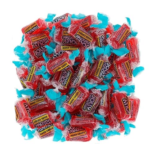 CandyKrave Jolly Rancher - Caramelos duros saborizados de alta calidad, envueltos individualmente, bolsa de dulces a granel, delicia de sabor a