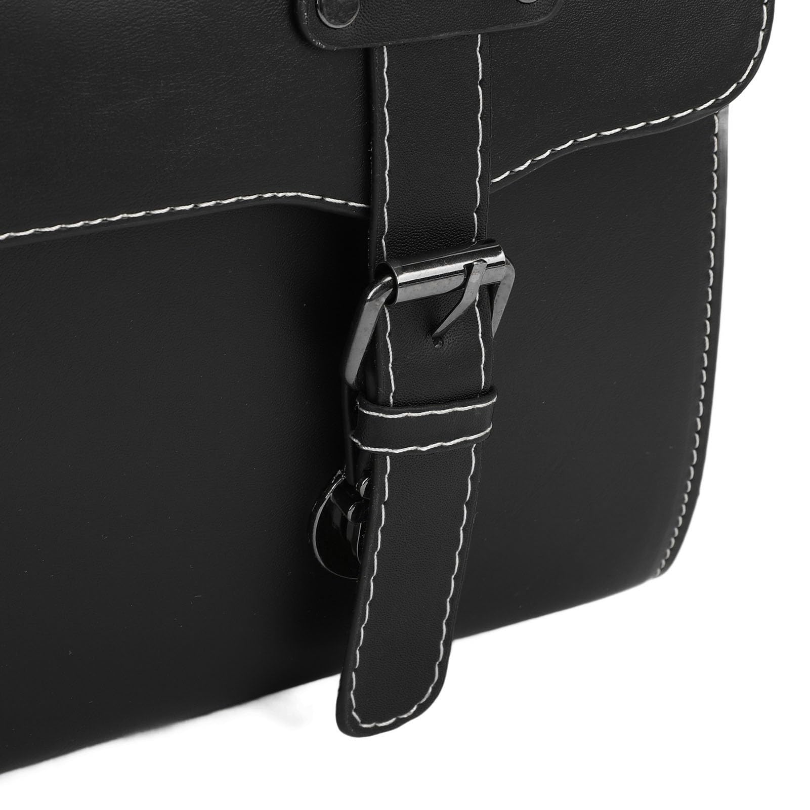 Tbest Heckbeutel Wasserfest 29,5 L Heck -Trunk -Gepäck mit Kombinationschloss für Scooter -Elektrofahrzeuge, Stilvolles Design (BLACK)