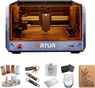 ORTUR Máquina de grabado láser F20 Pro de 10 W, cortador láser de escritorio de alta precisión, corte de madera de 8 mm de grosor, herramienta de artesanía multimaterial, protección de seguridad