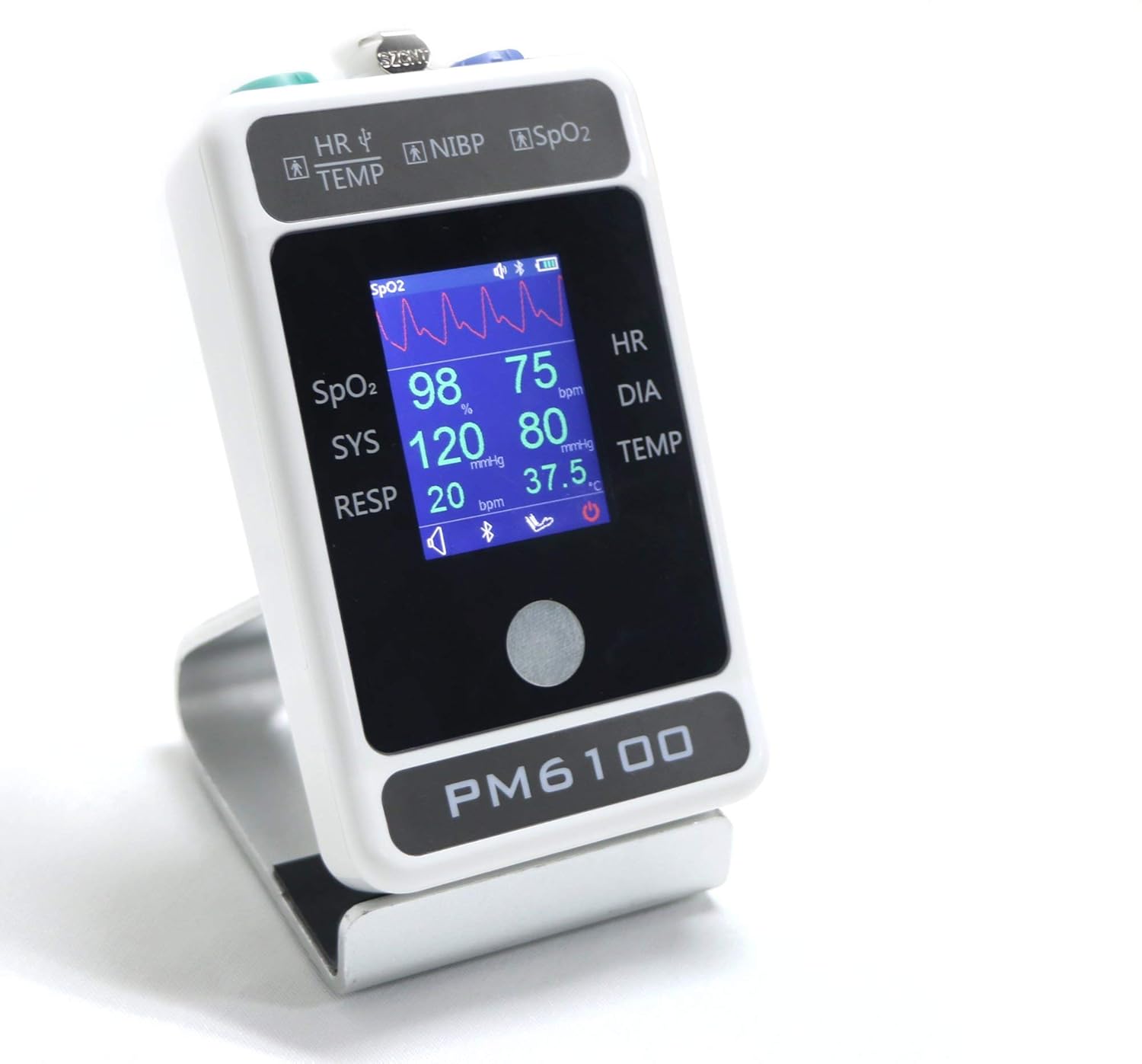 MonitorMe Multi Para Patient Monitor PM6100 (SpO2, Pulse rate, NiBP
