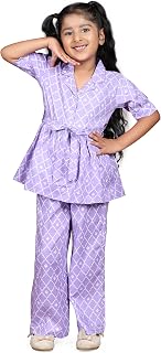 Fashion Dream Girl's Cotton Blend Blend Printed Co-ord Set|Combo Set|Casual Wear|Coordinate Outfit for Girls|Two-Piece Set Price In India