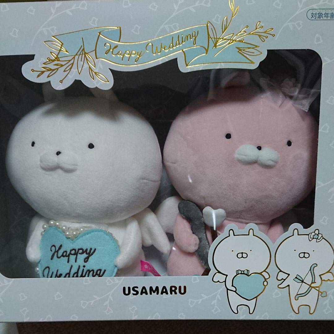 うさまる うさこ 結婚式限定 ぬいぐるみ ウエディング No.3922うさまる＆うさこのウェルカムドール | スモールハピネス