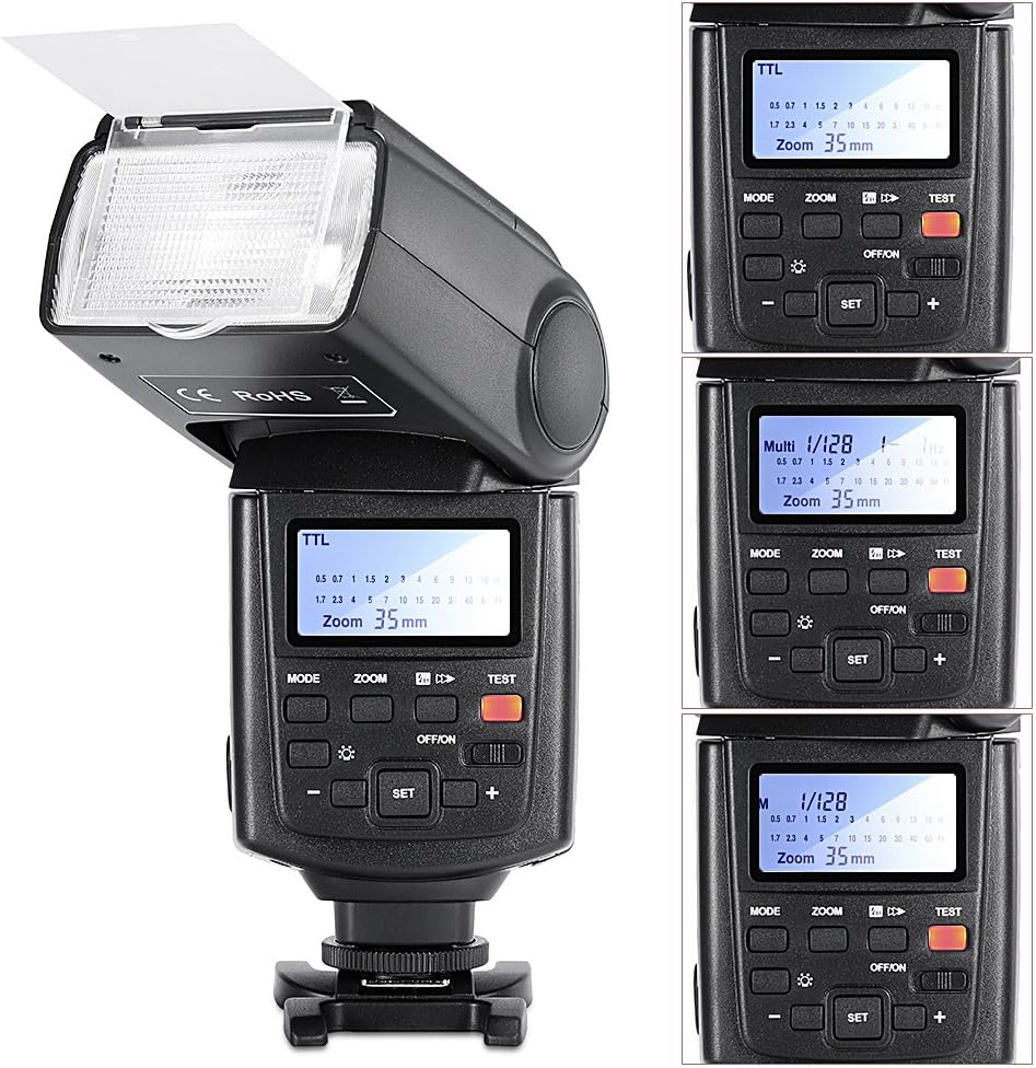 Neewer® NW680/TT680 HSS Speedlite Flash E-TTL Camera Flash for Canon 5D MARK 2 6D 7D 70D 60D 50DT3I T2I and other Canon DSLR Cameras