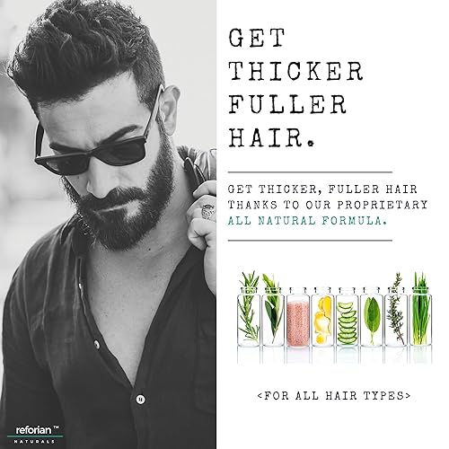 Miniatura 3 de Champú anticaspa para hombres, champú de aceite de árbol de té para tratamiento de la caspa, zinc natural para cabellos adelgazantes