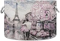 Vista 10 de visesunny Cesta plegable de gran capacidad con asas de algodón duraderas, solución organizadora para el hogar, oficina, dormitorio, armario