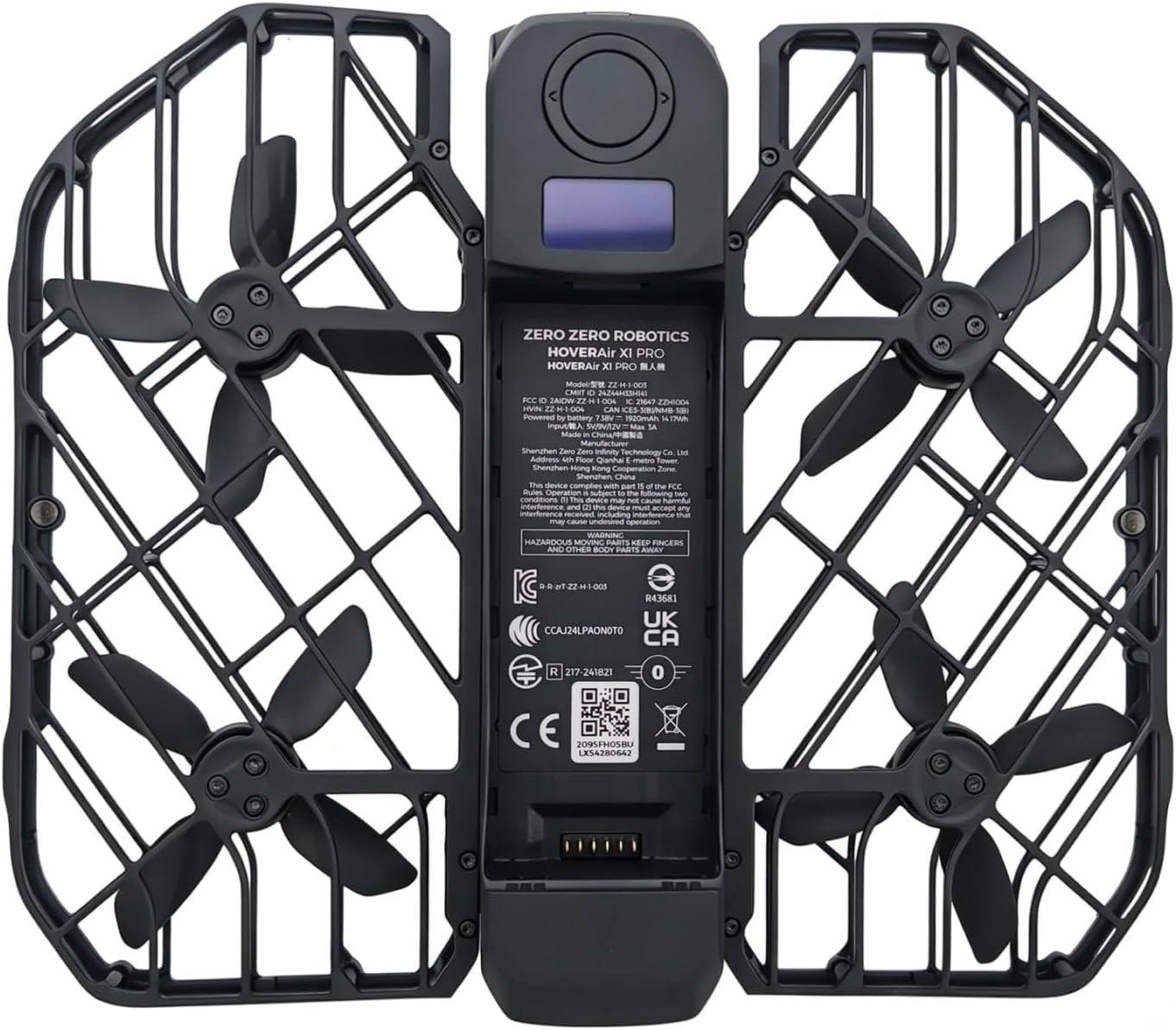 HOVERAir X1 PRO Action Cam Steering Wheel, 4K Foldable Drone with 10+ Fully Automatic Flight Modes, 42 KM/H Following Speed, Fly Anywhere with OmniTerrain(Cycling Combo)