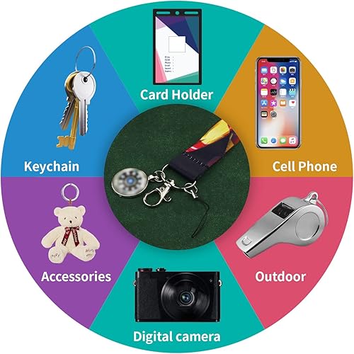 Miniatura 5 de Llavero con estampado de dibujos animados de Iron Man, clip para identificación con correa para el cuello de Iron Man para llavero, Iron Man -Ly