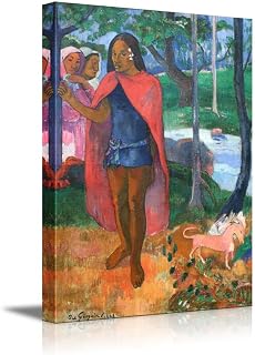 wall26 - "Sorcier D Hiva Oa Gauguin by Paul Gauguin - French Post-Impressionist - Canvas Art Home Art - 24x36 inches