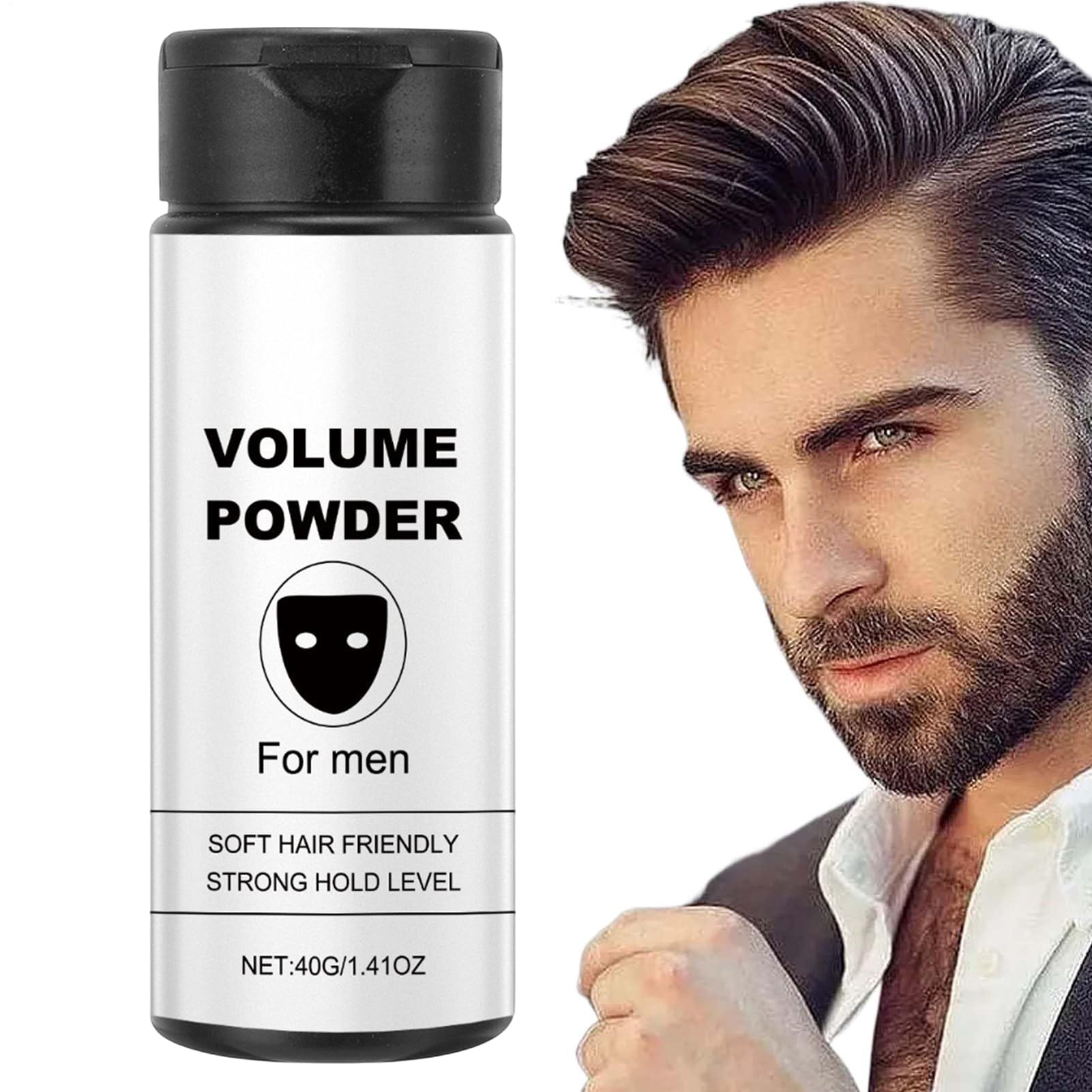 Styling Texture Powder Portable Volume Dust Oil-Free Look Dry Application Hair Lift for Thinning Appearance Natural Grip for