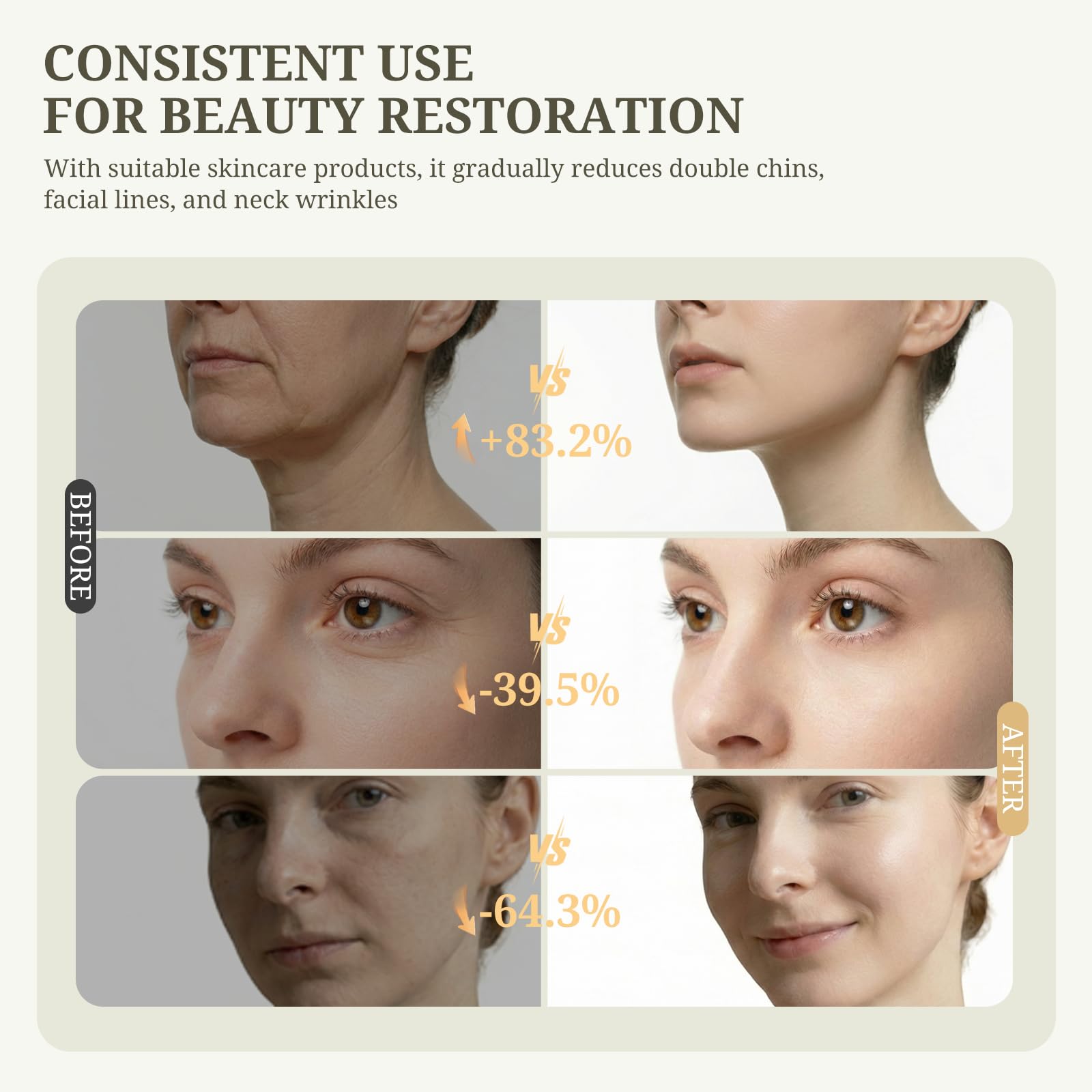 PELCAS Gesichtsmassagegerät Gegen Falten, EMS Gua Sha Elektrisch mit 43°C Wärme & 3 LED Modi, Anti-Aging V Shape Ergonomischer Face Massager mit Ladestation für Doppelkinn Entferner & Hautstraffung