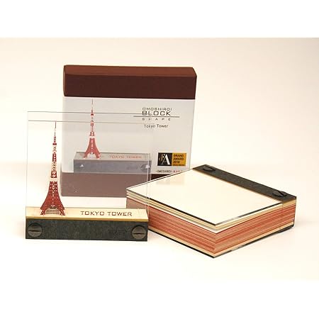 Amazon 公式商品 トライアード インテリアになるメモ帳 Omoshiroi Block Shape Tokyo Tower メモ帳 文房具 オフィス用品
