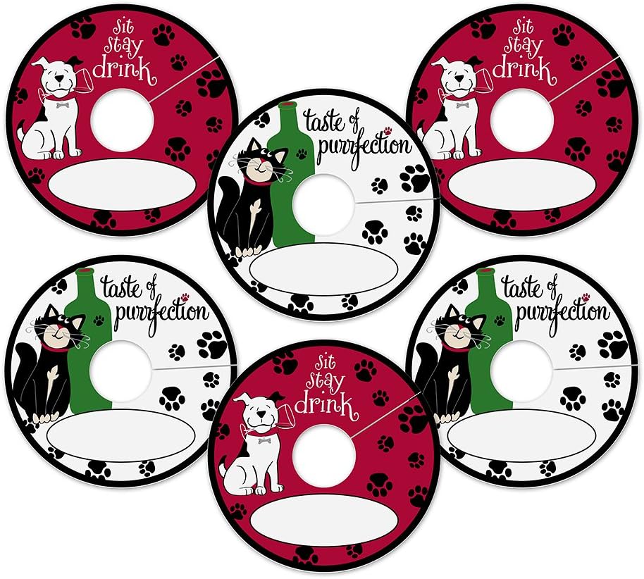 Epic Pet Party My Glass Tags Set of 24#82-017