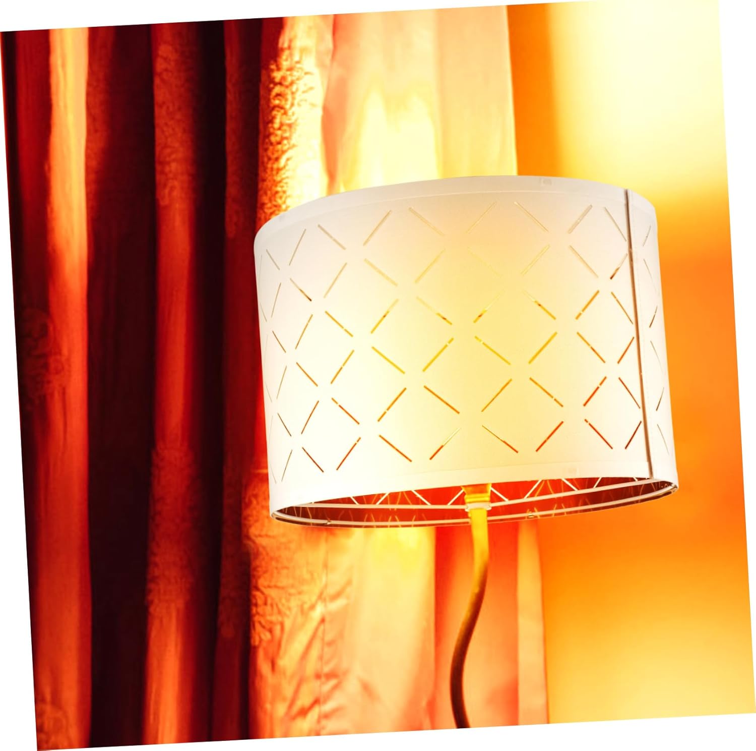 Luxshiny Hollow Lampshade Cover Decorative Table and Ceiling Light Replacement Versatile Use Softens Light for Unique Ambiance Stylish Design