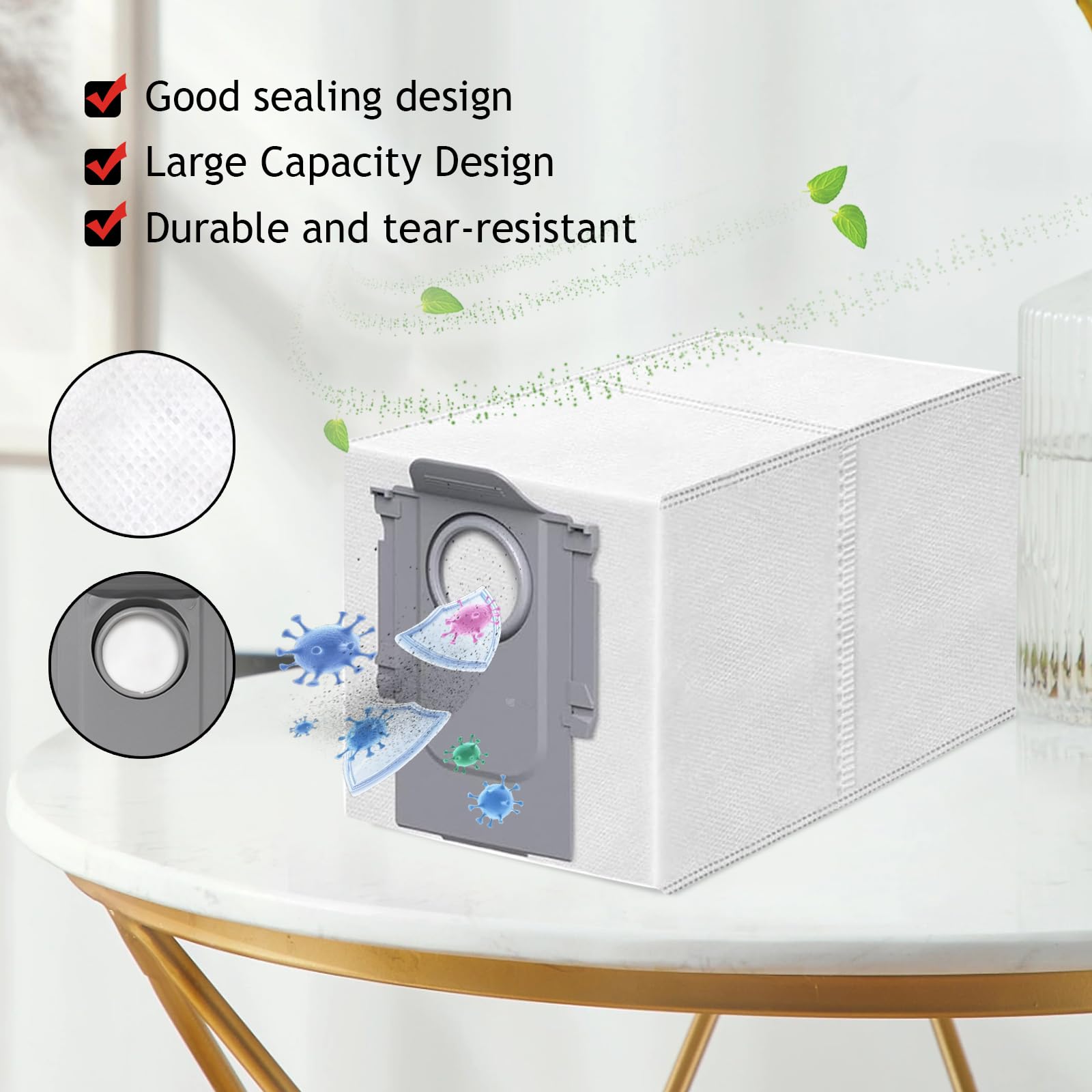 Kit Accessori Roborock QV 35A / QR 798 | 26 Pezzi: Spazzole, Panni, Filtri E Sacchetti Polvere
