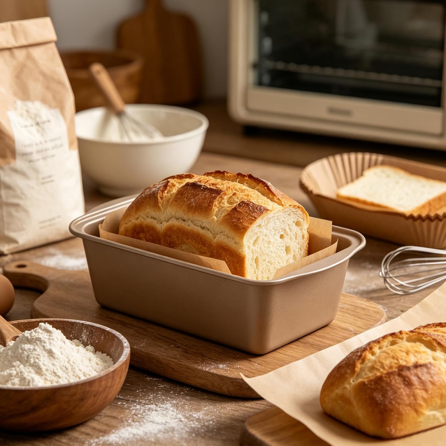 150 Pcs Loaf Pan Liners, 6x3 Inch Parchment Paper Loaf Pan Parchment Liners
